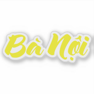 Pegatina Abuela vietnamita (paterna) - Bà Nội