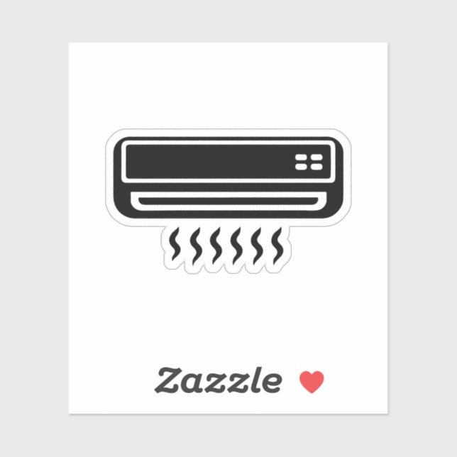 Pegatina Ac aire acondicionado (Hoja)