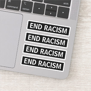 Pegatina Acabar con el racismo