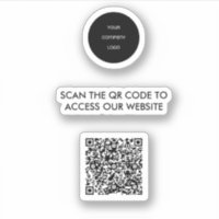 Acceso al sitio web del logotipo de código QR