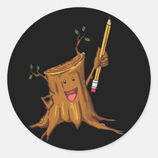 Pegatina accidentado (pequeño) negro