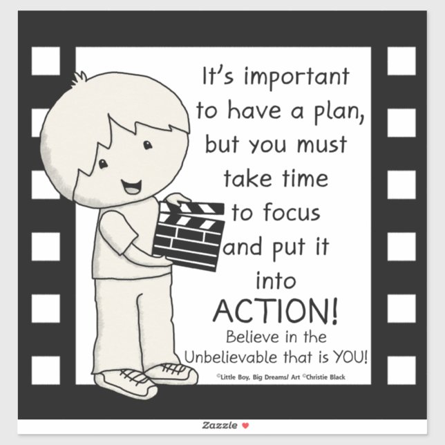 Pegatina Acción (Hoja)