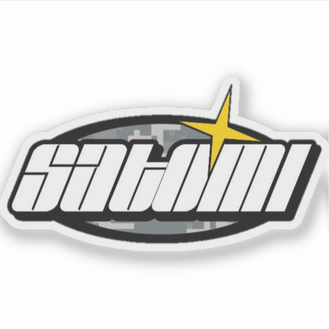 Pegatina acción de moto satomi (Anverso)