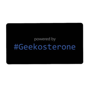 Pegatina - accionado por #Geekosterone