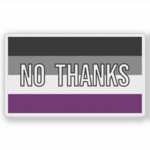 Pegatina Ace No Gracias Bandera Graciosa