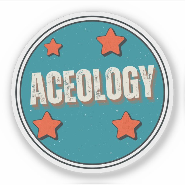 Pegatina Aceología (Anverso)