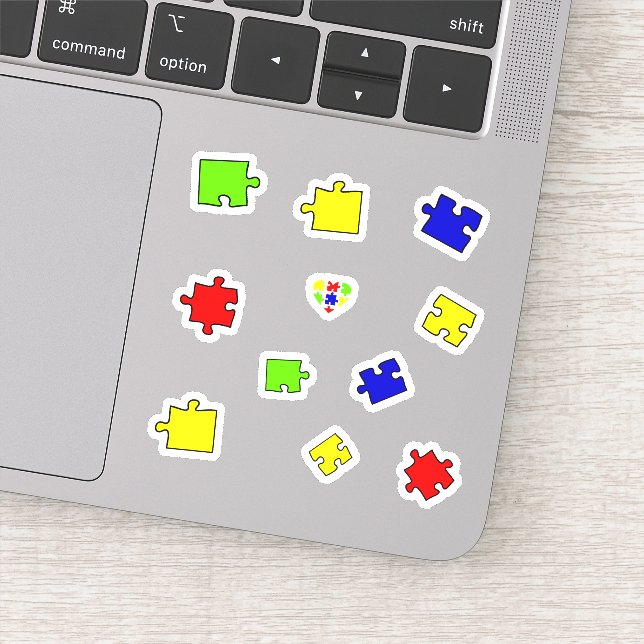 Pegatina Aceptación del autismo Romper el día de concientiz (Detalle)