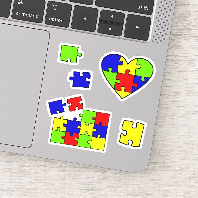 Pegatina Aceptación del autismo Romper el día de concientiz (Detalle)