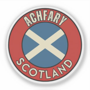 Pegatina Achfary, Escocia