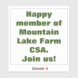 Pegatina Aclavamiento de vinilo blanco extraíble, letras ve