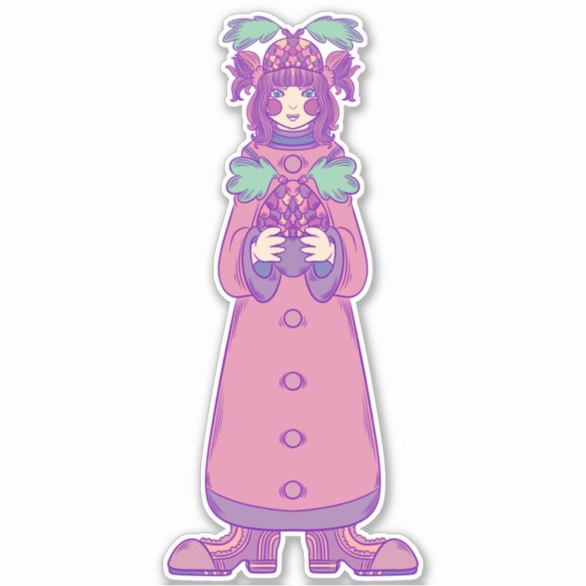 Pegatina Acorn Chica (Anverso)