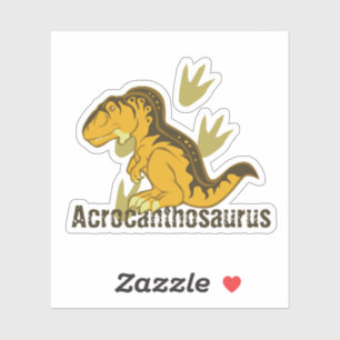 Pegatina Acrocanthosaurio Cuto