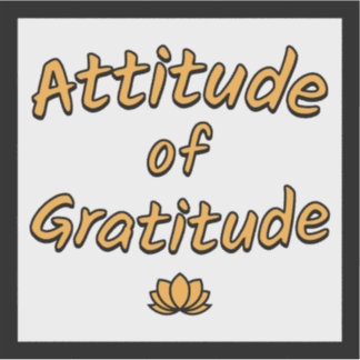 Pegatina Actitud de Gratitud