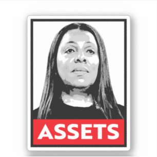 Pegatina ACTIVOS: Letitia James