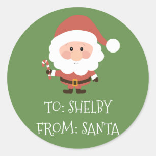 Pegatina actual de Navidad de Santa María