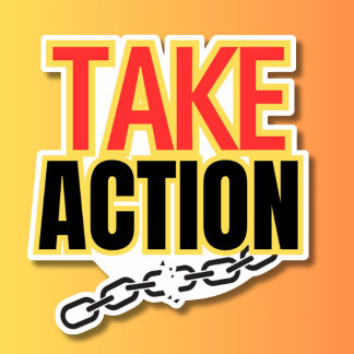 Pegatina Actuar a prueba de agua