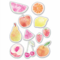 Acuarela de fruta fresca