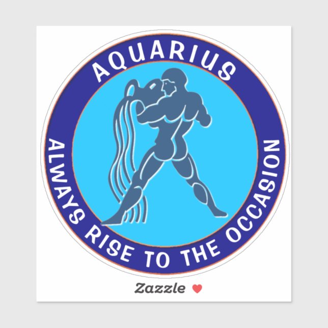 PEGATINA ACUARIO (Hoja)