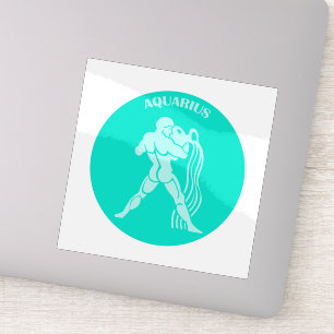 Pegatina Acuario, Signo del Zodiaco, Horóscopo, Astrología