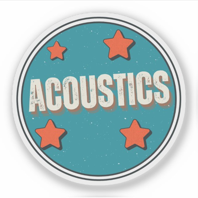 Pegatina Acústica (Anverso)