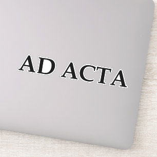 Pegatina Ad acta