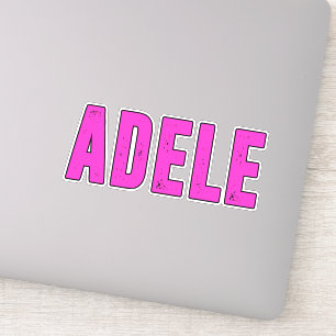 Pegatina Adele name, for Adele