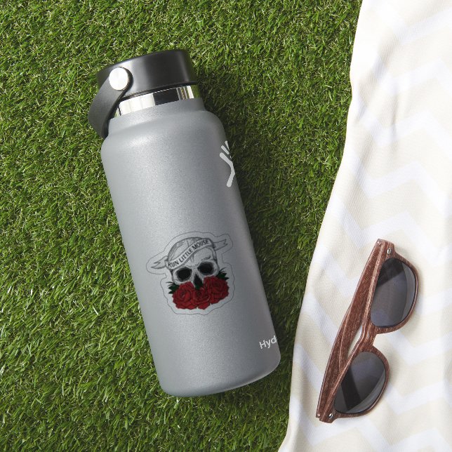 Pegatina adeline embrujada, adeline cazada, zade meadows (HydroFlask Insitu)