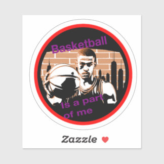 Pegatina Adesivo de vinil Basketball is a part of me
