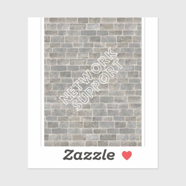 Pegatina Adesivo Network Support (Hoja)