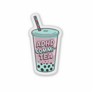 Pegatina ADHD Commi-tea sticker