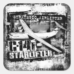 Pegatina adhesiva para Starlifter Square C-141