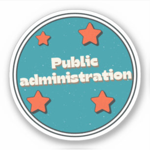 Pegatina Administración Pública