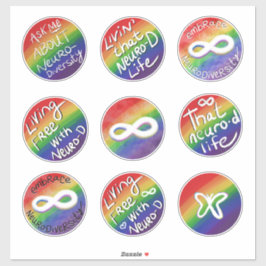 Pegatina Adoptar la neurodiversidad