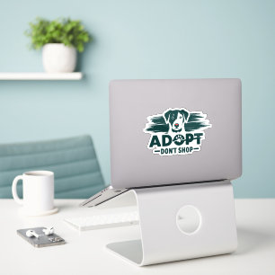 Pegatina Adoptar no comprar 2