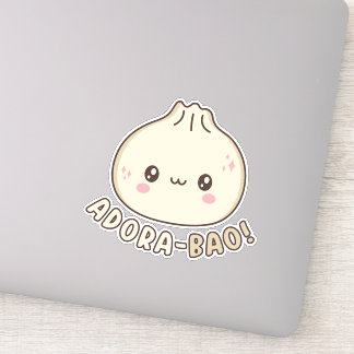 Pegatina Adora-Bao Cute Kawaii Bao Dumpling Pun Lover