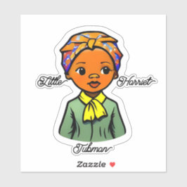 Pegatina Adorable historia negra de Harriet Tubman