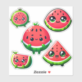 Pegatina adorable kawaii sandía