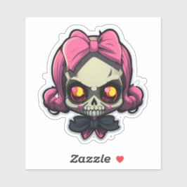Pegatina Adorable Skull