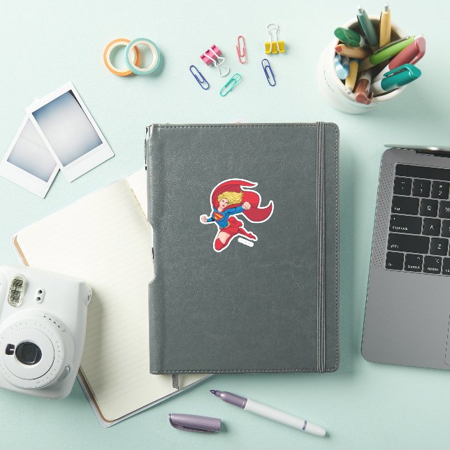 Pegatina Adorable Supergirl Stance (Funda para iPad)