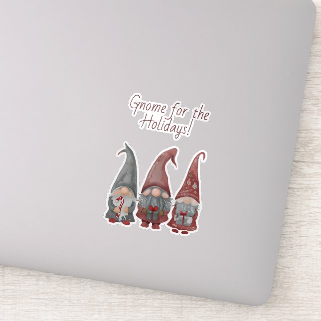 Pegatina Adorables Navidades nómadas con alegría navideña (Detalle)