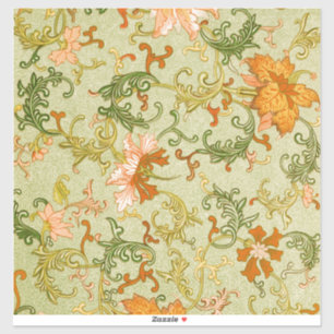 Pegatina Adorno Chino Antiguo Jones Flores