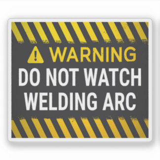 Pegatina Advertencia No Mire el Arco de Soldadura