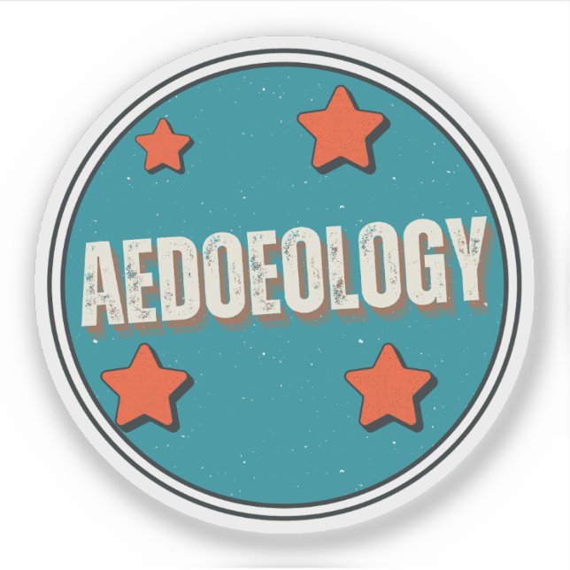 Pegatina Aedoeología (Anverso)