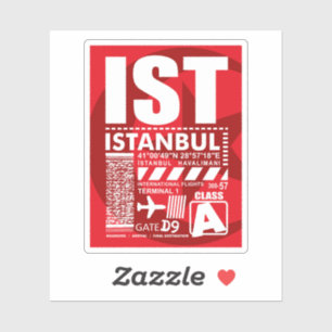 Pegatina Aeropuerto de Estambul
