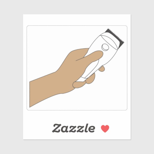 Pegatina Afeitadora (Hoja)