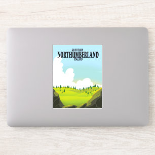 Pegatina Afiche de viaje de Northumberland ingland