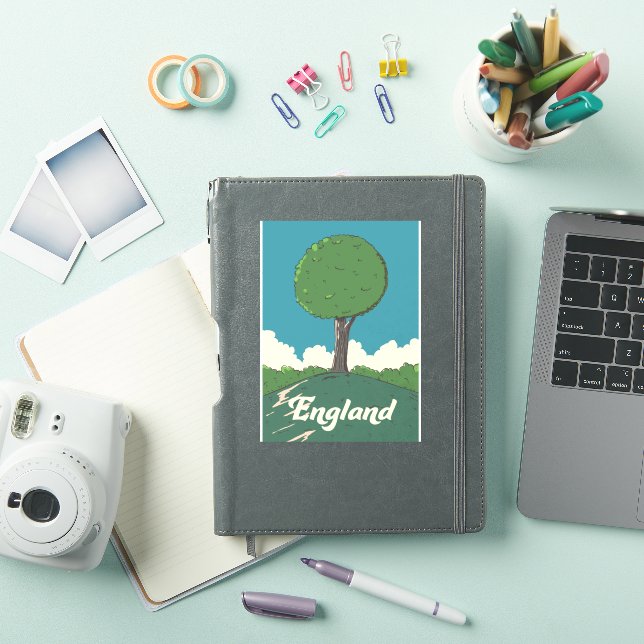 Pegatina Afiche de viaje Retro de Inglaterra (Funda para iPad)