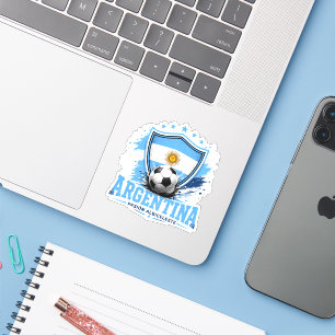 Pegatina Aficionado de Fútbol Argentino Albiceleste Fútbol