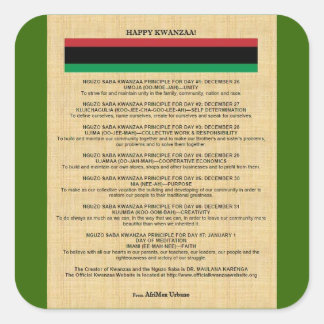 Pegatina AfriMex Urbano Kwanzaa Serie 4
