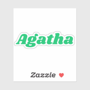 Pegatina Agatha